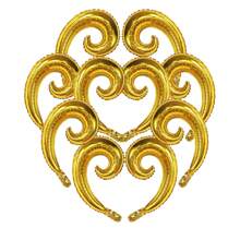 Mtrong Te 10个螺旋波浪形气球生日结婚周年庆典毕业节装饰室内外装饰房间装饰 - 彩色 - 查看 3