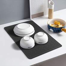 1pc Silicone Stove Cover Mat For Electric Stove, Gas Stove, Glass Stove, Washing Machine Stove - 27.9x19.7 Inch Large Oven Top Silicone Stove Protector, Extra Large Silicone Stove Protector - Heat Resistant, Non-Slip, Waterproof, Kitchen Utensil Divider, Easy Clean Dishwashing And Drying Mat, Kitchen Drain Mat, Multi-Purpose Insulation Protector