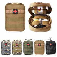 1pc Outdoor Portable Medical First Aid Kit, Travel Outdoor Survival Kit, Empty Wilderness Survival Bag