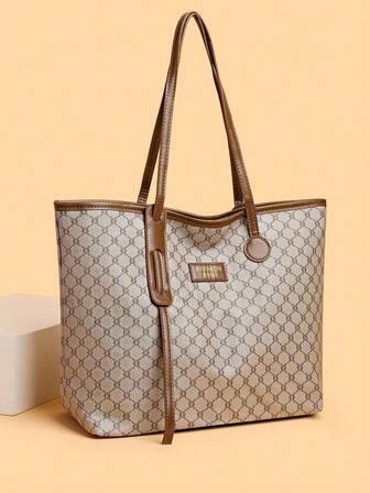 Bolso de hombro/bolso de totora de moda casual y versátil de alta calidad, de gran capacidad para el trabajo/ir y venir