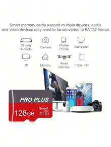 10-Pack Micro SD Card With Adapter (128GB/64GB/32GB/16GB/8GB/4GB/2GB/1GB/512MB-64MB) - High-Speed TF Memory Card For Smartphones, Cameras, Dash Cams, Switch, Tablets, Etc. | UHS-I Class 10, 4K Video Storage, Reliable Performance | 100% Authentic - Grey - View 9