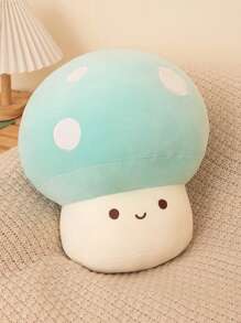 Almohada de peluche con forma de hongo y colgantes, juguete de peluche con forma de hongo relleno y adorable, almohada de peluche con forma de hongo para decoración de habitación y regalo para niños