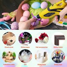 Cordless Hot Glue Gun With 30 Mini Glue Sticks Melt For Arts Craft DIY Kit Set - Yellow - View 7