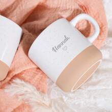 Personalisierte Keramiktasse mit individuellem Druck - mehrere Druckfarben zur Auswahl, Steingut Kaffeetasse mit Ihrem eigenen Text - individuelles Geschenk für Vater, Mutter, Ehemann, Ehefrau, Freunde, multifunktional, schimmelresistent, dekorativ, bügelfrei, exquisit, stilvolle, hochwertige, farbenfrohe, moderne, individuelle, personalisierte, einzigartige, ideale Geschenke für ihn, ideale Geschenke für sie, Freund, Vater, Freundin, Mutter, Familie, Freunde, Teeraum, Zuhause, Garten, Büro, für Jahrestage, für Valentinstag, für Hochzeiten, für Einweihung, brunch-bereit