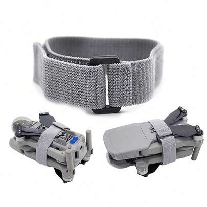 1pc Grey Elastic Band Strap For Mini 3 Pro, Mavic Air 2/2S, Mavic 2 Pro, Mavic Pro, To Fix Propellers