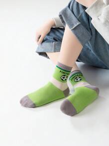 5 Pairs Boys' Mesh Football Ankle Socks - Breathable And Comfortable, Suitable For All Seasons - Multicolor - View 5