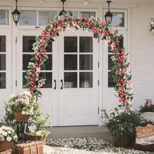 1PC Artificial Flowers Garland Fake Greenery Ivy Vines Real Touch Hanging Vines For Home Garden Wedding Arch Floral Arrangements Anniversary Wedding Birthday Mother's Day Wall Arch Spring Decor