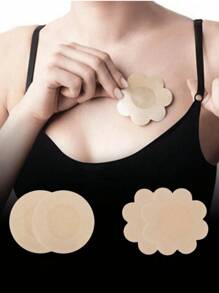 200 peças/100 peças/50 peças/40 peças/20 peças/10 peças Protetores Descartáveis para Mamilos, Sutiã Invisível Sem Costura e Respirável, Acessórios de Lingerie e Roupa Íntima Feminina, Vestidos de Festa de Decote Baixo, Sutiãs, Acessórios de Roupa Íntima, Protetores de Mamilo para Prevenir Exposição, Acessórios de Fotografia de Casamento, Acessórios de Vestuário de Casamento