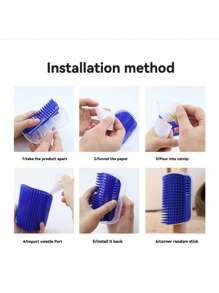 [Silicone Antiscivolo] Tiragraffi per angoli di gatti, Rimuovi pelo per animali domestici, Design minimalista grigio antiscivolo, Tiragraffi per angoli di parete, Grattatoio per auto-pulizia del gatto, Forniture per la cura quotidiana