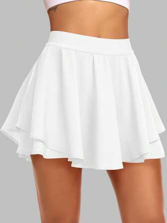JoyGirl Women Pleated Tennis Skirt With Shorts High Waisted Golf Skort Mini Skirt Workout Skirt Athletic Skorts With Pockets