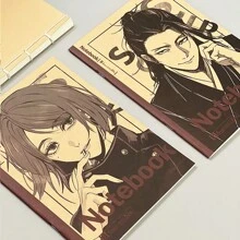 Jujutsu Kaisen 1pc Jujutsu Kaisen Notebook, B5 Exercise Book, Writing Pad, Sketch Book, Gojo Satoru Lined Notebook, Geto Suguru, Memo Book, Student Stationery,School Supplies,Back To School