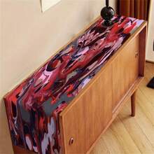 [Nature-Inspired Design] Vibrant Colored Spring Table Runner - Polyester Decor, Suitable For Indoor/Outdoor Dining, Multiple Sizes, Great For Family Gatherings And Seasonal Celebrations - Multicolor - View 29