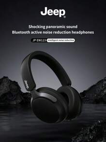 Jeep EW123 耳机 游戏降噪耳机 高品质立体声音乐耳机 带麦克风 - 黑色 - 查看 1