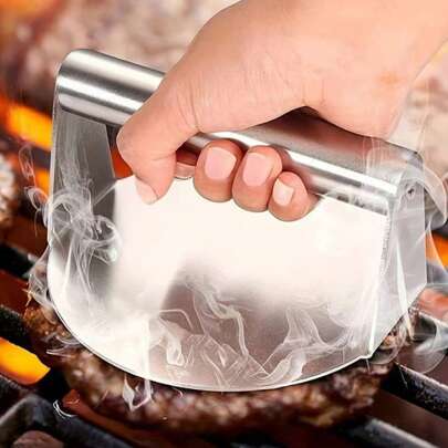 1pc Stainless Steel Hamburger Meat Press Patty Maker Burger Forming Cooking Tool