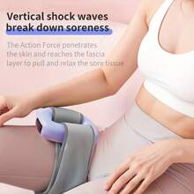 Cordless Percussion Massager Ring – Deep Tissue Pain Relief & Fat Burning | Mini Massage Gun For Fitness, Relaxation & Cool Gifts For Women - Pink - View 3