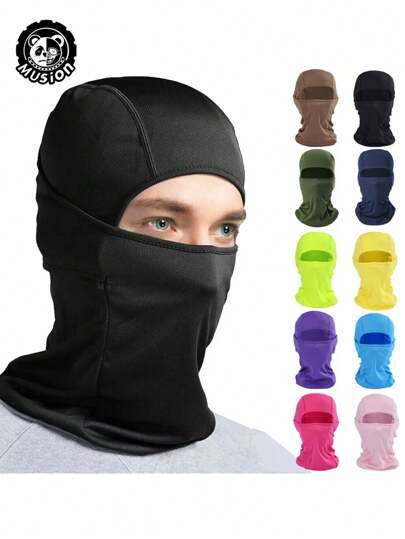 Musion 摩托车全面罩 防风头罩 透气拉法帽面罩