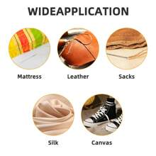 Juego de 6/12/18 agujas de coser manuales con agujero lateral autoenroscable, de múltiples tamaños para personas mayores, agujas de costura hechas a mano