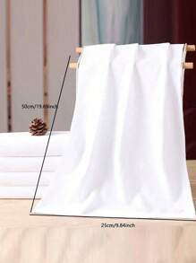 15 piezas Toalla facial blanca simple, toalla sin pelusa para hotel de baño, toalla facial suave y absorbente, suministros de baño, paño de lavado blanco, toalla pequeña para baño y ducha, accesorios de baño, hoteles y gimnasios (El producto está hecho de material resistente al desgaste. Aunque es ligero, es resistente al desgaste. Espero que pueda entender.)