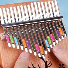 Kalimba Thumb Piano Note Stickers For Beginner Learner Musical Gift And Kalimba Scale Sticker Musical Instrument Accessories - Multicolor - View 6