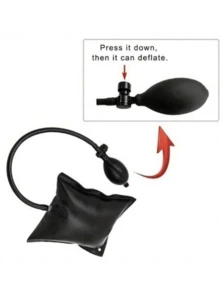 Auto Entry Safety Kit With TPU Air Pump Wedges, Emergency Unlock Tools, And Inflatable Shim For Fast, Adjustable Inflation And Simplified Operation - 2 Wedges And Pump Set