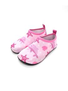 1 双儿童夏季水鞋户外水上鞋瑜伽鞋卡通防滑透气沙滩鞋训练鞋