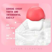 Cepillo de dientes eléctrico en forma de U para adolescentes con 1 cabezal de cepillo, cepillo de dientes con 3 modos de onda de dinosaurio de dibujos animados con diseño impermeable IPX7 y limpieza de 360 grados, regalo de cumpleaños para niños y niñas