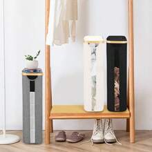 Cesta de almacenamiento de papel higiénico grande con tapa, organizador de papel higiénico delgado, puede contener hasta 20 rollos regulares o 15 rollos mega. Decoración del hogar y del baño, organizador del baño, decoración de otoño, de vuelta a la escuela - Multicolor - Ver 7