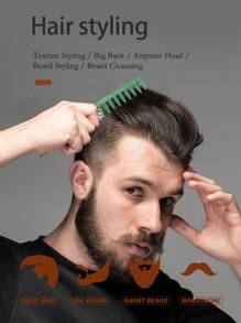 A Portable Travel Folding Comb Brush, Foldable Comb, Bag With Double Heads And Foldable Comb Set, Suitable For Both Men And Women, Hair Brush, Comb, Hair Tools, Hair Products And Accessories For Barber Salon Beauty Travel Essentials - Multicolor - View 3