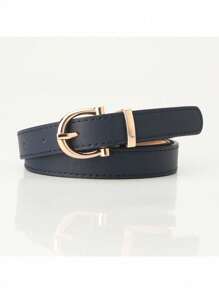Women's Fashion Skinny Belt, Korean Style Casual Jeans Accessory, Simple & Versatile