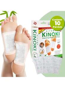 KINOKI-Almohadillas Detox coreanas para los Pies ingredientes 100% naturales, almohadillas para eliminar toxinas, desintoxicación, Parches para los pies,purifica tu cuerpo almohadilla saludable, almohadillas para dormir. Kinoki Parches Desintoxicantes y Jabón de Carbón Activado GlowMe Lab. Un kit para Cuidar y Purificar tus Pies: Natural y Antiestrés. Pies Anti Fatiga Y Cansancio, Parches de limpieza desintoxicantes para pies. Almohadillas Purificación para pies. - Blanco - Ver 10