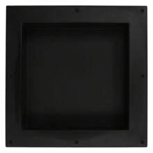 Over Mount Installation SHOWER CUBE Ready For Tile Waterproof Leak Proof Bathroom Recessed Shower Shelf Shower Niche Organizer Storage For Shampoo And Toiletry Storage 16" X 16", Black