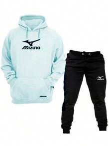 Unisex Sports Set, Warm Jacket + Pants, New Release - Baby Blue - View 1