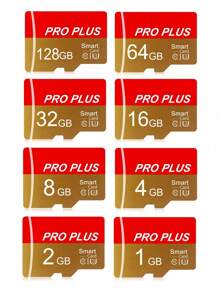 3PCS Micro SD Card With Adapter (128GB/64GB/32GB/16GB/8GB/4GB/2GB/1GB/) - High-Speed ​​TF Memory Card For Smartphones, Cameras, Dash Cams, Switch, Tablets, Etc. | UHS-I Class 10, 4K Video Storage, Reliable Performance | 100% Authentic - Vàng - Xem 4