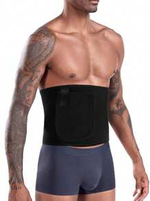 1pc High Quality Silver Ion Adjustable Sweat Weight Loss Waist Trainer For Men