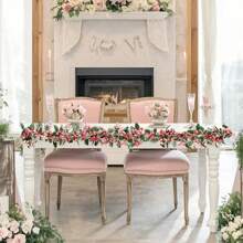 1PC Artificial Flowers Garland Fake Greenery Ivy Vines Real Touch Hanging Vines For Home Garden Wedding Arch Floral Arrangements Anniversary Wedding Birthday Mother's Day Wall Arch Spring Decor
