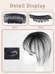 360° Cover Clip In Bangs Hair Fake Bangs Clip In Hair Extensions For Women Hair Bangs Clip In For Daily Use