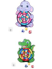 Interactive Parent-Child Darts Board & Target, Sticky Balls Throwing Toys, Indoor/Outdoor Creative Animal Random Color - Tender - View 10