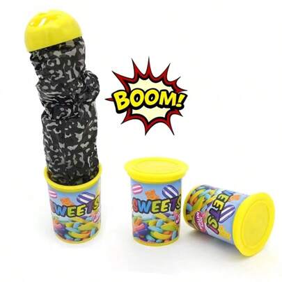 恶搞搞笑惊吓小甜糖果恐怖玩具搞笑派对游戏新奇惊喜恶作剧笑话趣味经典玩具，尖叫恶搞玩具惊吓糖果盒蛇桶火箭桶尖叫