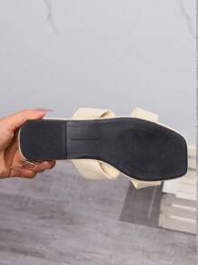 Summer New Criss-Cross Flat Slide Sandals, Women Fashionable Versatile Beach Shoes