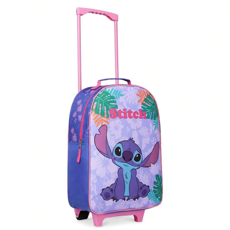 Disney Suitcase Foldable Trolley Bag 47 X 30cm 2 Wheels Extendable Handle Gift - Multicolor - View 1