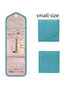 1pc Portable High-End Jewelry Storage Bag For Necklace, Earrings, Rings, Bracelets And Accessories - Multicolor Portable Jewelry Storage Bag - View 15