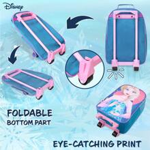 Disney Suitcase Foldable Trolley Bag 47 X 30cm 2 Wheels Extendable Handle Gift - Multicolor - View 6