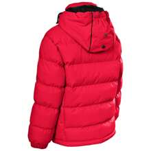 Trespass Boys Tuff Hooded Jacket (Red) - Red - View 2