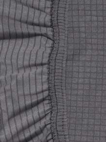 Dark Grey Waterproof Integrated Curved Office Chair Cover With High Armrests And Elastic Shaped Computer Chair Cover, Hotel Dining Chair Cover, Makeup Chair Cover, All Inclusive Universal