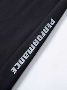 3pcs Men's Summer Casual Sports Pants, Patchwork Design, Side Zipper Detail, Drawstring Waist, Sports Leisure Pants With Zipper Pockets, Suitable For Basketball, Gym, Running And Training - Multicolor - View 9