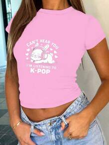 Nullwomen's Fashion Short T-Shirt