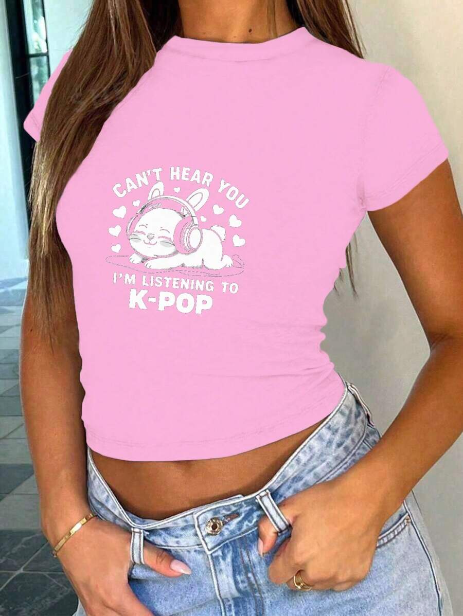 Nullwomen's Fashion Short T-Shirt