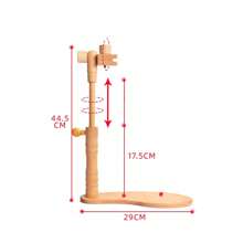 Adjustable Embroidery Frame, Guofa Rotatable Embroidery Hoop Stand, Hands-Free Embroidery Hoop Stand For DIY Craft, Sewing Needle Point Frame Stand - Black - View 5