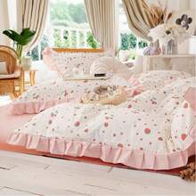 Vclife Vintage Floral Comforter Set Four Sizes, All Seasons Muslin Cotton Bedding Set, 3 Pieces Farmhouse Shabby Chic Jacquard Floral Comforter Set Perfect For Women And Men - Chăn in sợi hóa học-Binguo - Xem 2