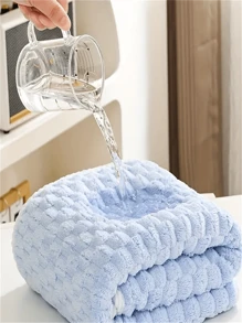 2pcs Soft Thick Bath Towel Set, Super Absorbent & Quick Dry, Suitable For Men & Women, Ideal For Fitness, Sports, Travel & Bathroom, Great Gift For Girlfriend, Valentine's Day & Thanksgiving - Multicolor - View 6